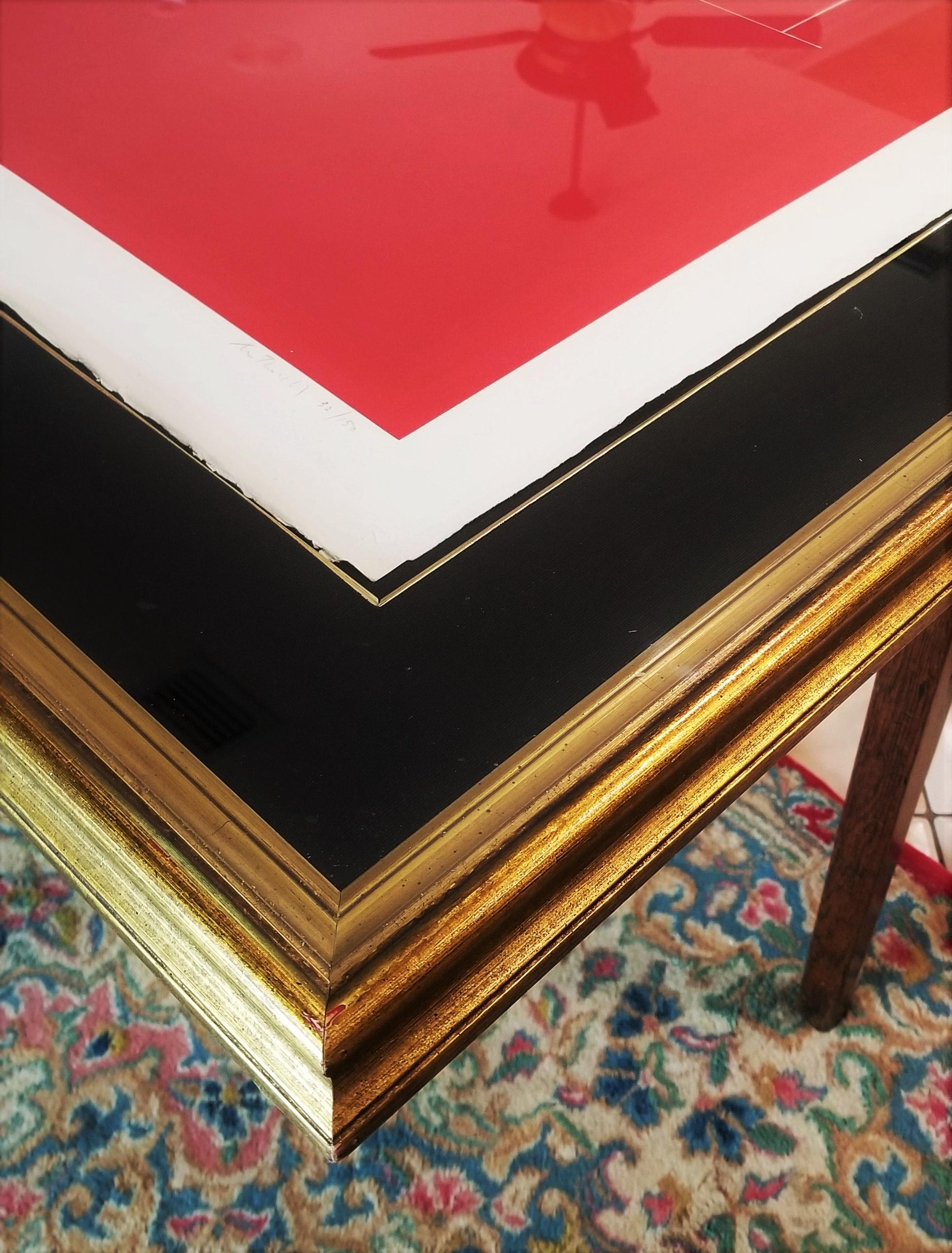 Sans titre (rouge) /// Expressionnisme abstrait Robert Motherwell Sérigraphie minimaliste en vente 16