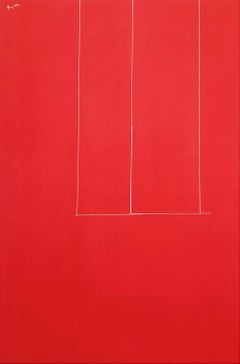 Sans titre (rouge) /// Expressionnisme abstrait Robert Motherwell Sérigraphie minimaliste