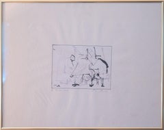 Untitled (State I), Modern Lithograph with Chine Colle by Robert Motherwell