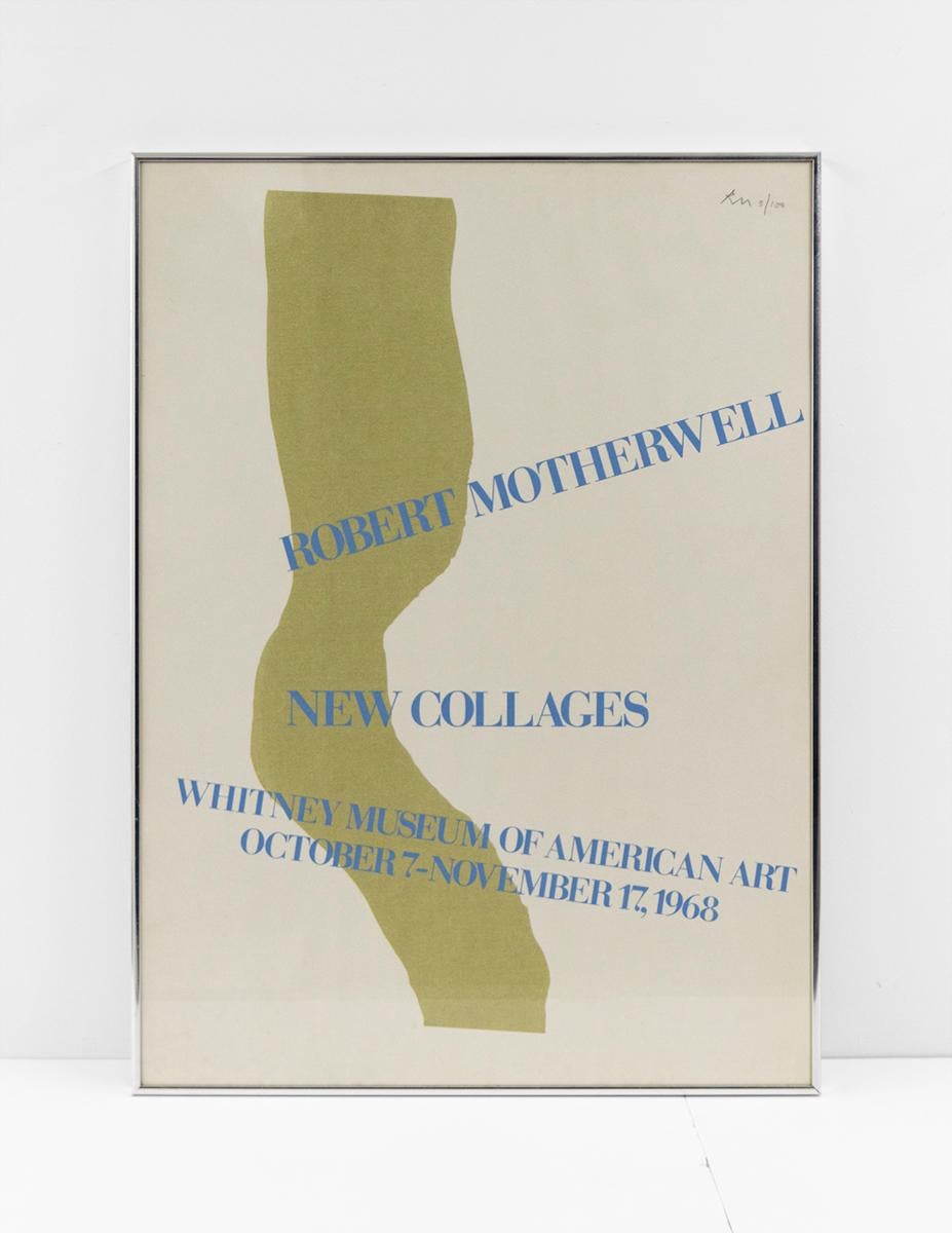 Poster del Whitney Museum - Print Contemporaneo di Robert Motherwell