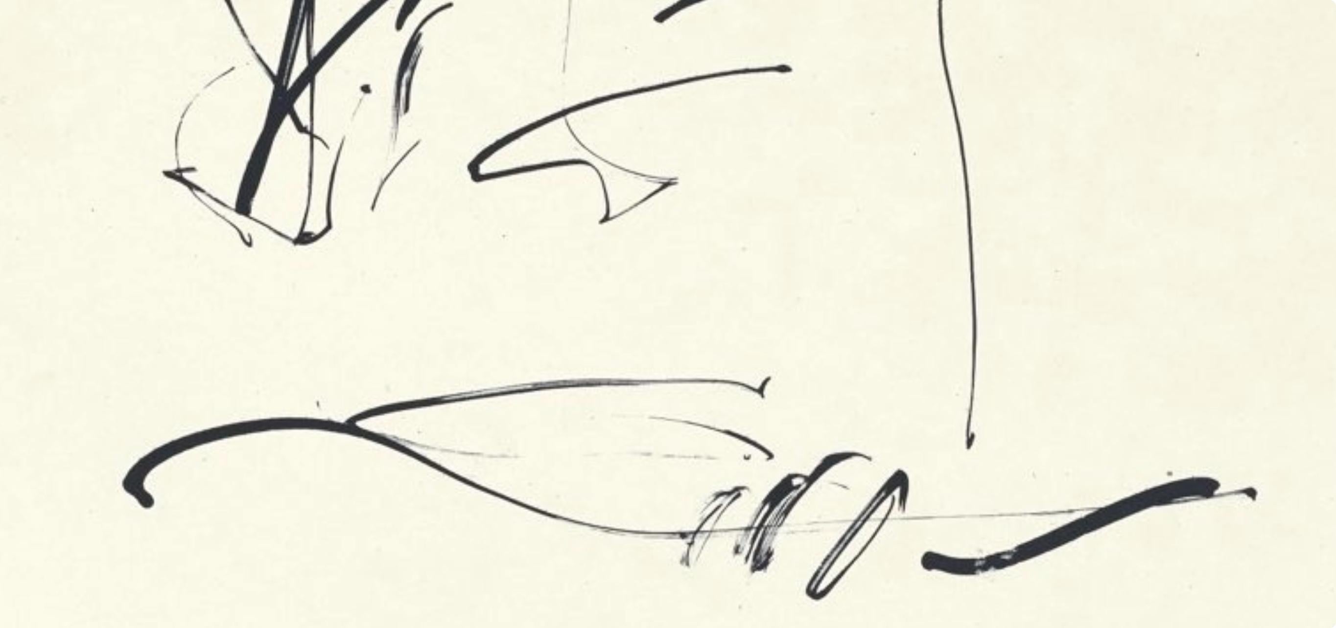 Vento (Belknap 354-380; Engberg/Banach 415-441), tre poesie - Print Espressionismo astratto di Robert Motherwell