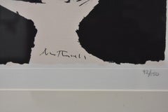 Robert Motherwell Signed Lithograph 92/150 Africa II