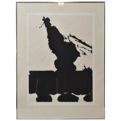 Lithographie signée par Robert Motherwell 92/150 Africa II