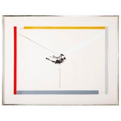 Robert Motherwell, West Islip, lithographie avec peinture à la main, 1970