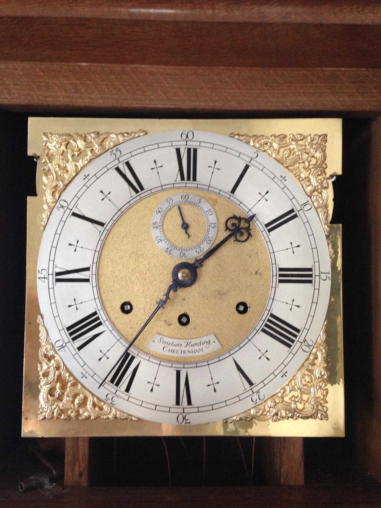 Georgian Robert Mouseman Thompson Oak Long Case Clock