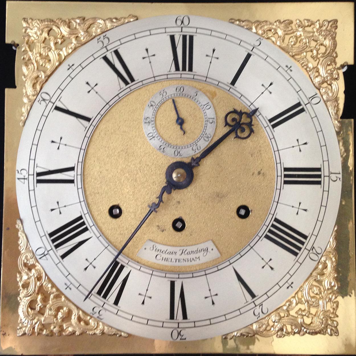 British Robert Mouseman Thompson Oak Long Case Clock