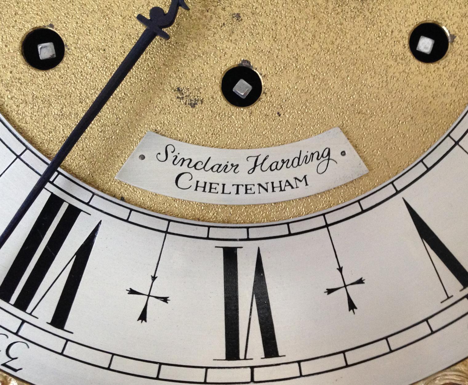 Polished Robert Mouseman Thompson Oak Long Case Clock