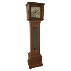 Retro Robert Mouseman Thompson Oak Long Case Clock