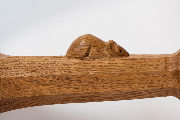 Robert “Mouseman” Thompson Table Lamp, England, circa 1970 For Sale at ...