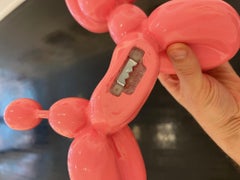 "Inflatable Koons Balloon Poodle" (hangs on wall)