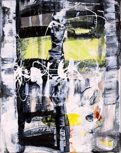 Diptyque (Deux Peintures), Techniques Mixtes sur Toile Lemon House