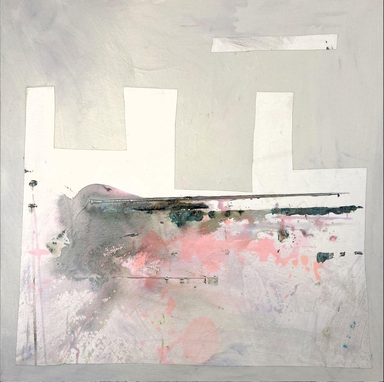 Ciudad silenciosa, Técnica mixta sobre lienzo - Mixed Media Art de Robert Musser