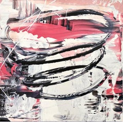 Wind - Diptych (Two Paintings), Mixed Media on Wood Panel