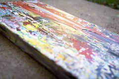 Bubble and Scrape, Painting, Acrylic on Canvas