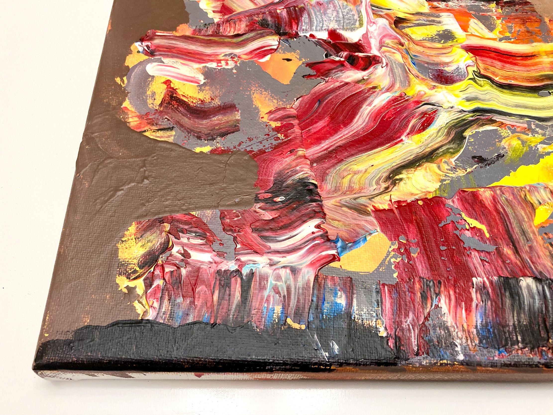 Campamento, Pintura, Acrílico sobre lienzo - Painting Abstracto de Robert Musser