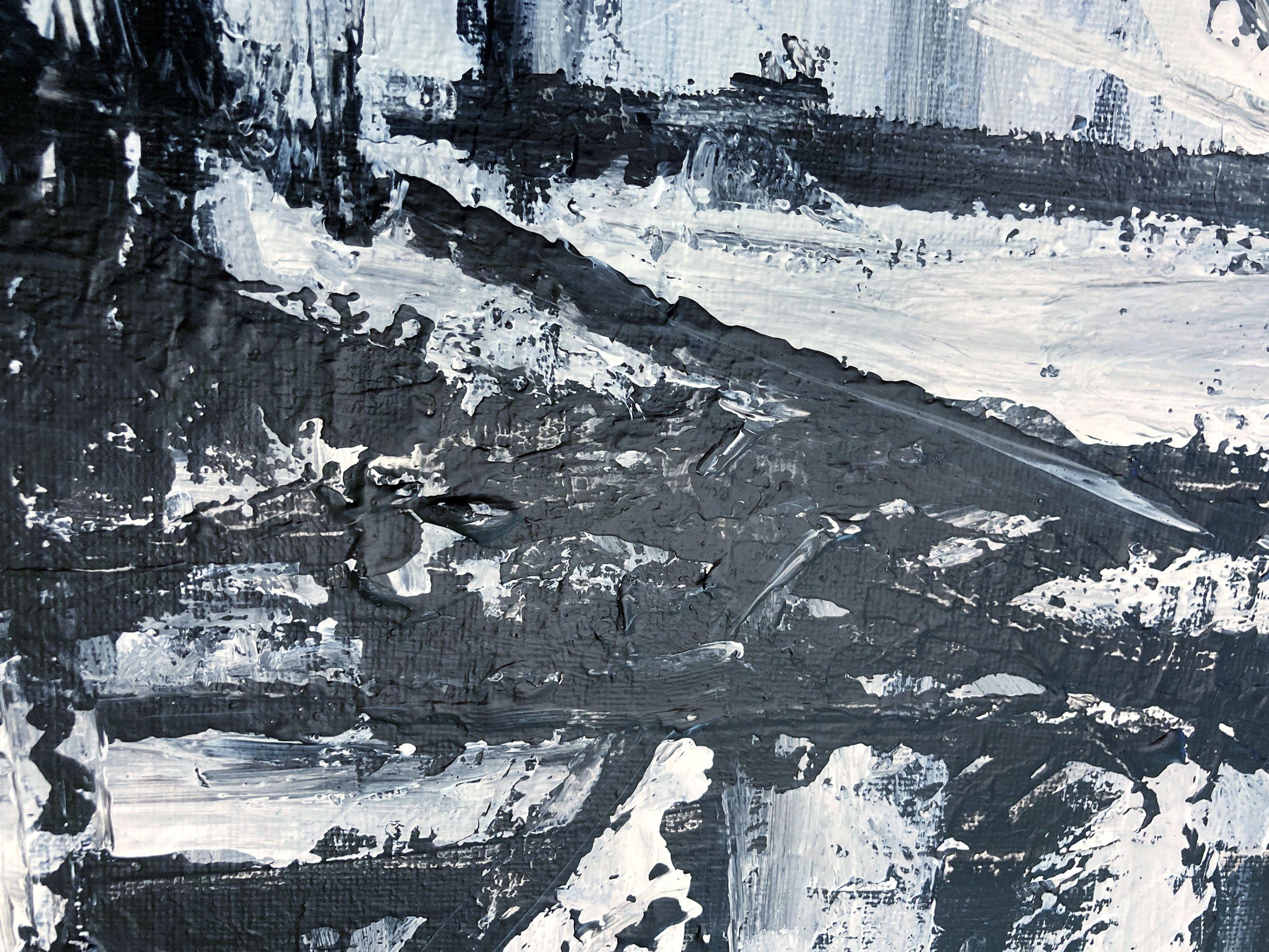 Recentemente ho studiato l'artista Franz Kline e ho realizzato questo lavoro per avvicinarmi al suo processo. Due dipinti in bianco e nero che possono essere appesi separatamente o insieme :: Pittura :: Astratta :: Questo pezzo viene fornito con un