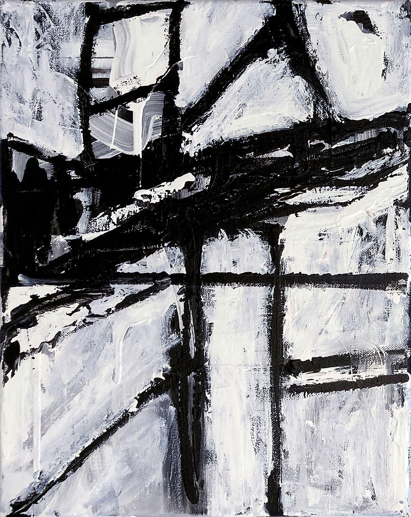 Abstract Painting di Robert Musser - Dueling Franz - Dittico (due dipinti), Pittura, Acrilico su tela