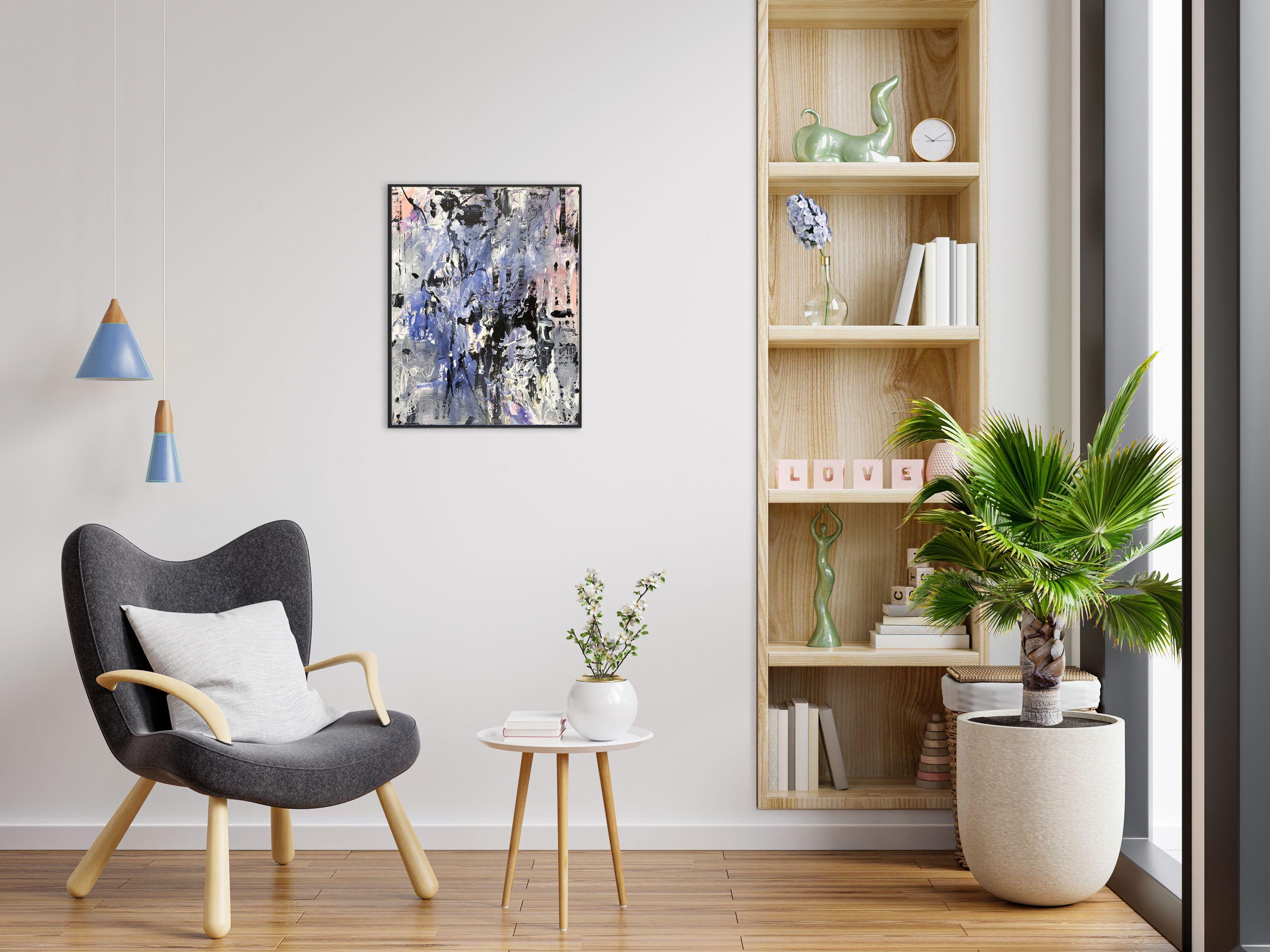 Orgánico, pero controlado. Deja que la pintura tenga algo que decir. Muy tranquila.  :: Pintura :: Abstracta :: Esta obra viene con un certificado oficial de autenticidad firmado por el artista :: Lista para colgar Sí :: Firmada: Sí :: Ubicación de