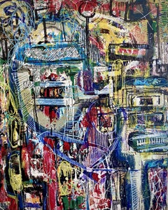 Gowge, Painting, Acrylic on Canvas