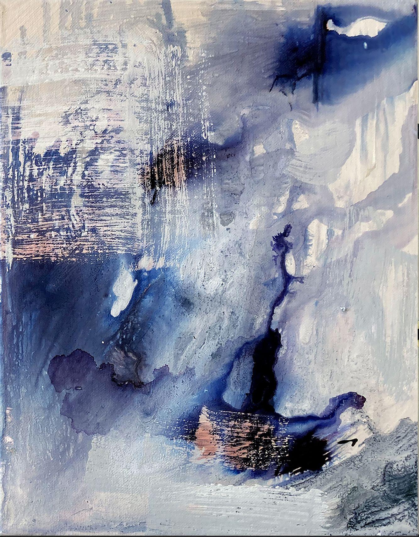Díptico Río Añil (Dos Cuadros), Pintura, Acrílico sobre lienzo - Painting de Robert Musser