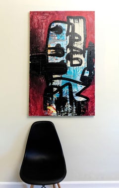 Pink Camper 2, Painting, Acrylic on Canvas