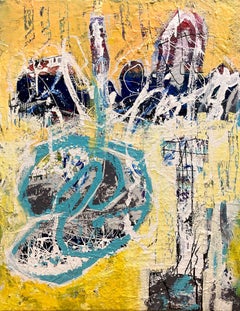 Sea Lines, Painting, Acrylic on Canvas