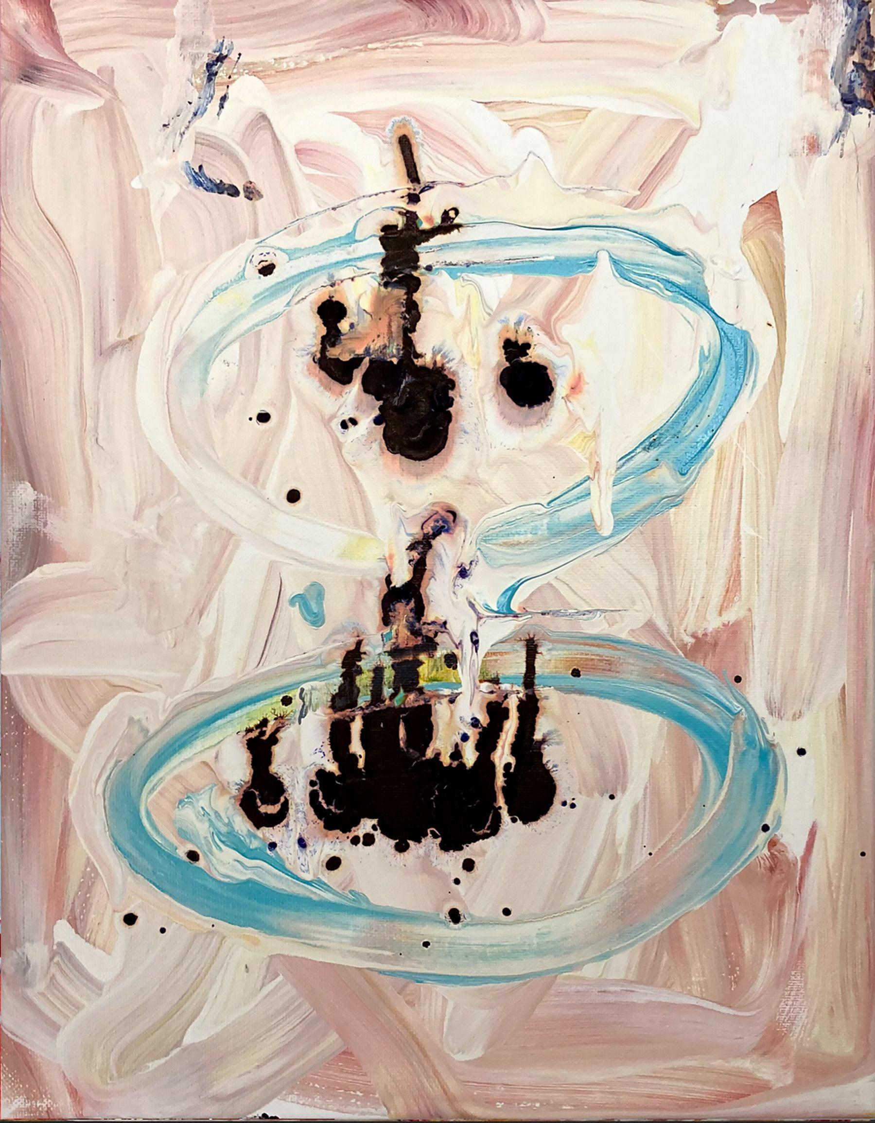 Abstract Painting di Robert Musser - Filigrana, Pittura, Acrilico su tela