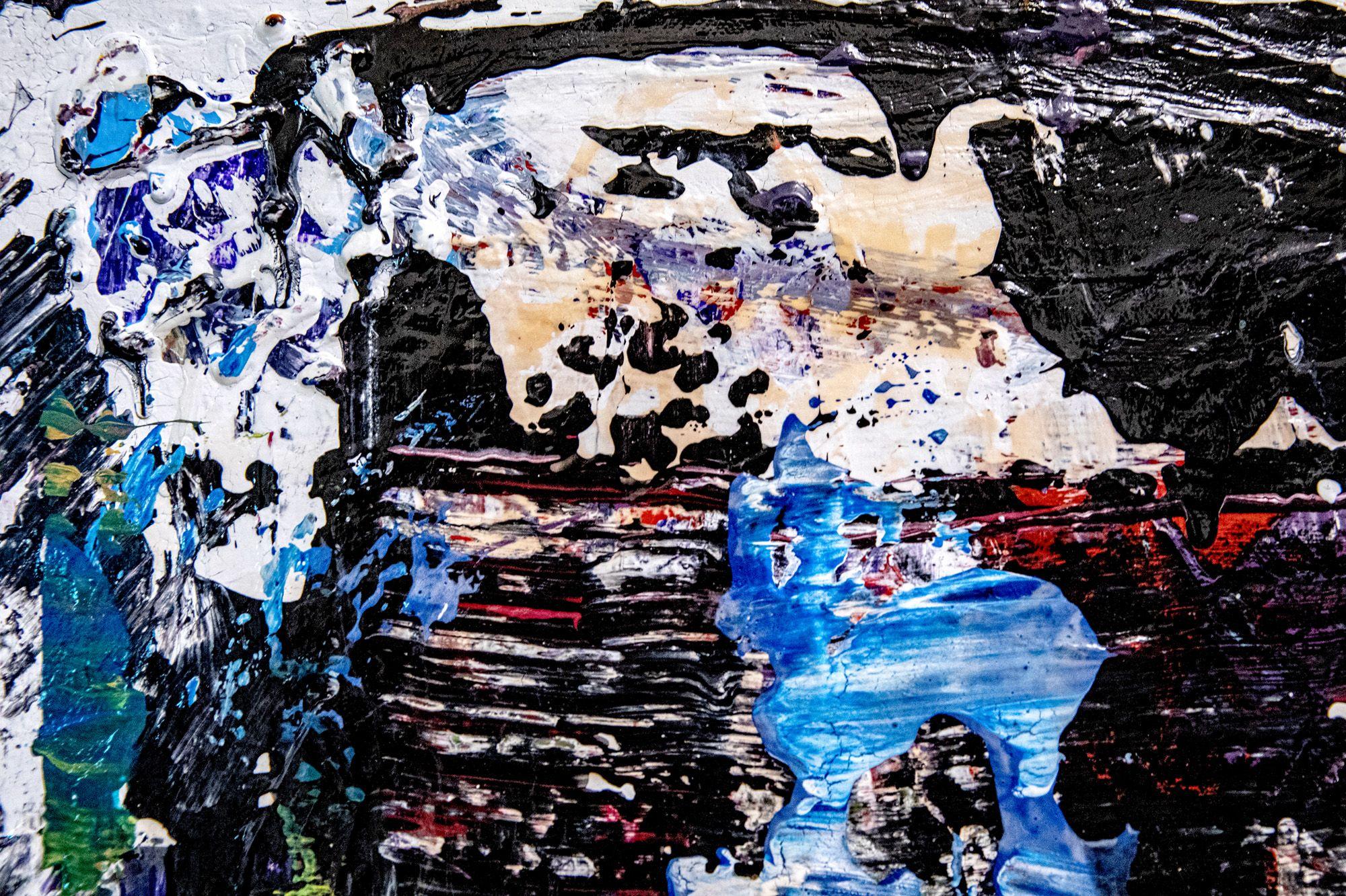 Zone, Pittura, Acrilico su tela - Painting di Robert Musser