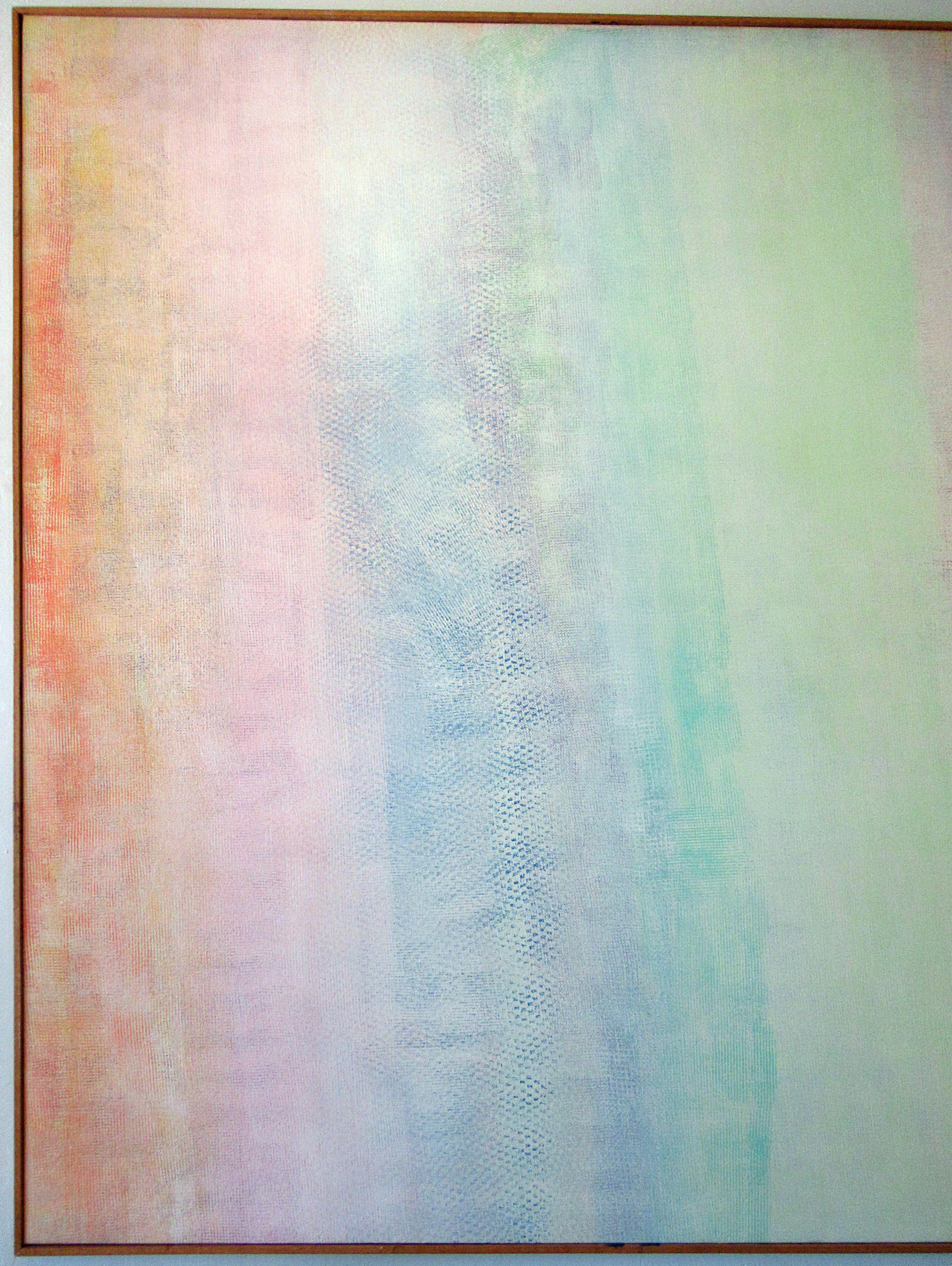 Robert Natkin Abstract Acrylic on Canvas Painting, Bath Apollo Series 1