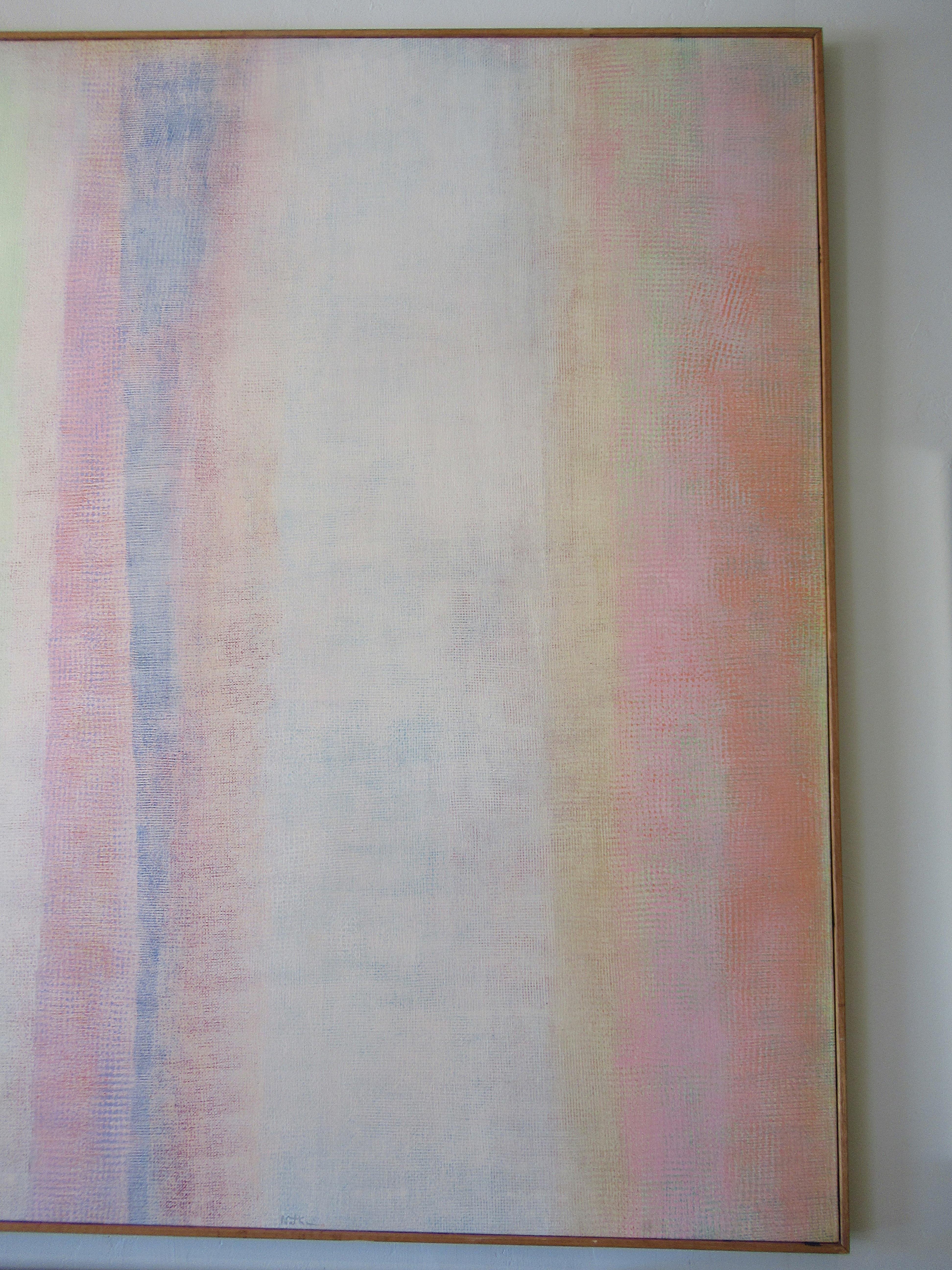 Robert Natkin Abstract Acrylic on Canvas Painting, Bath Apollo Series 2