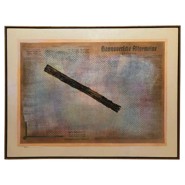 Lee Reynolds Large Abstract Painting Vanguard Studio For Sale at