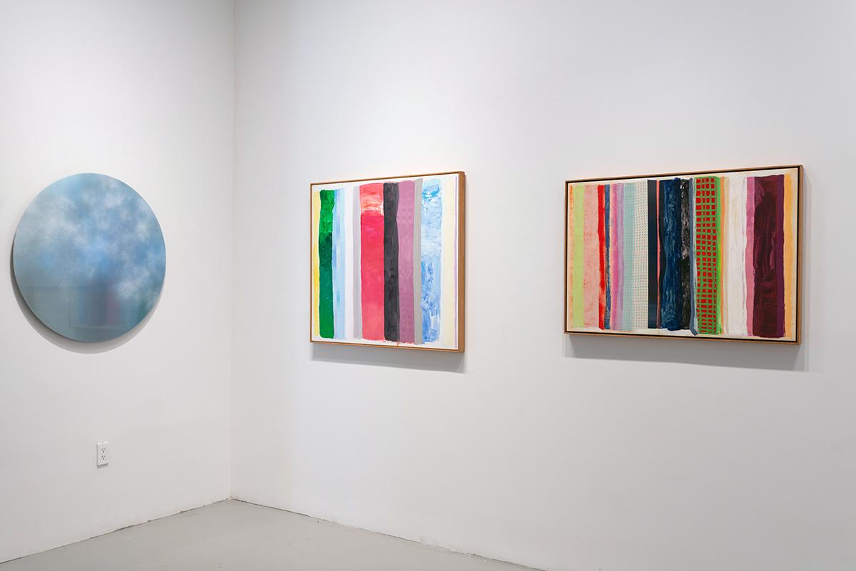 expressionniste abstraite, pointes multicolores, petite acrylique sur toile  - Expressionnisme abstrait Painting par Robert Natkin