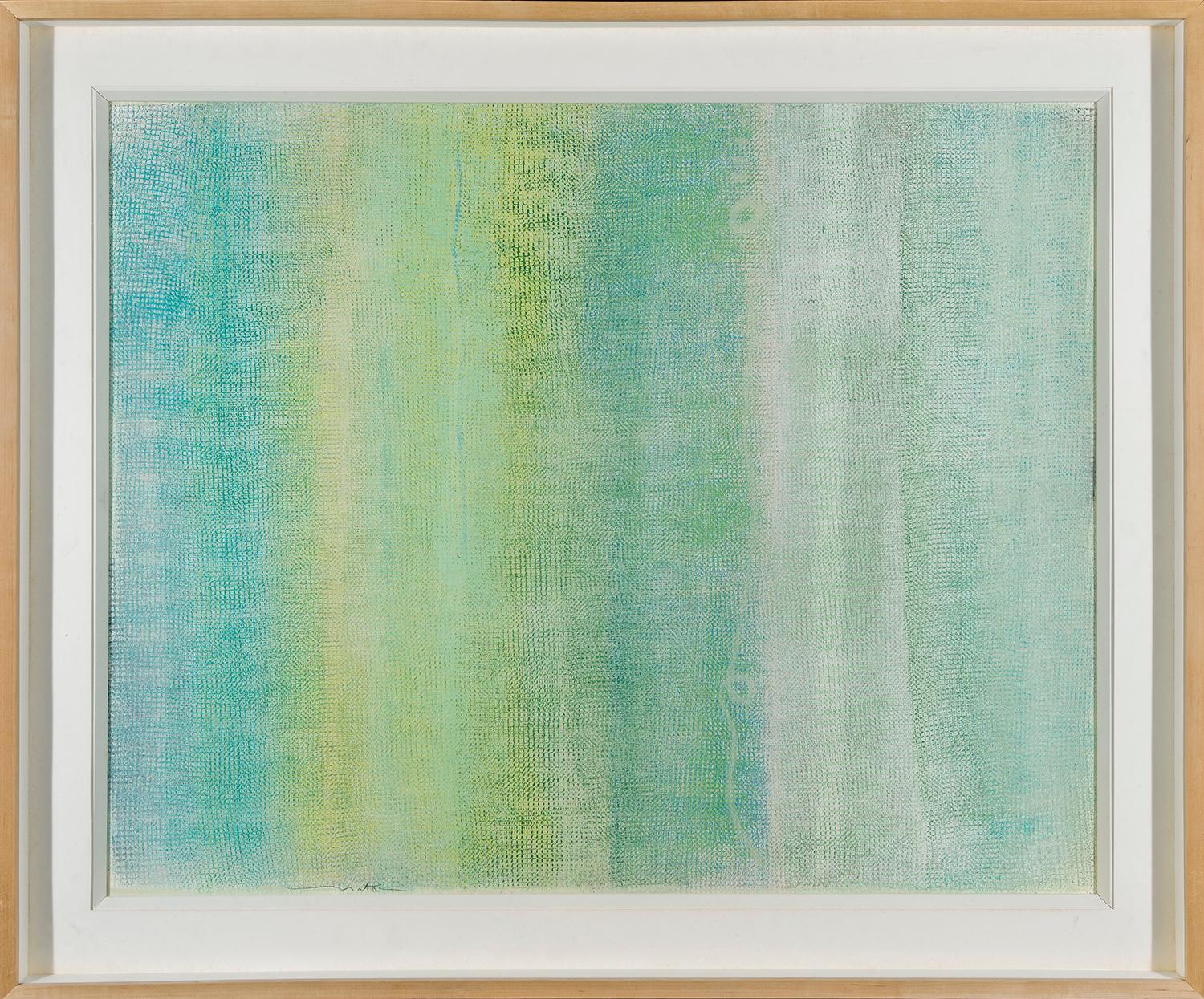 Bagno Serie Apollo - Abstract Painting Verde di Robert Natkin