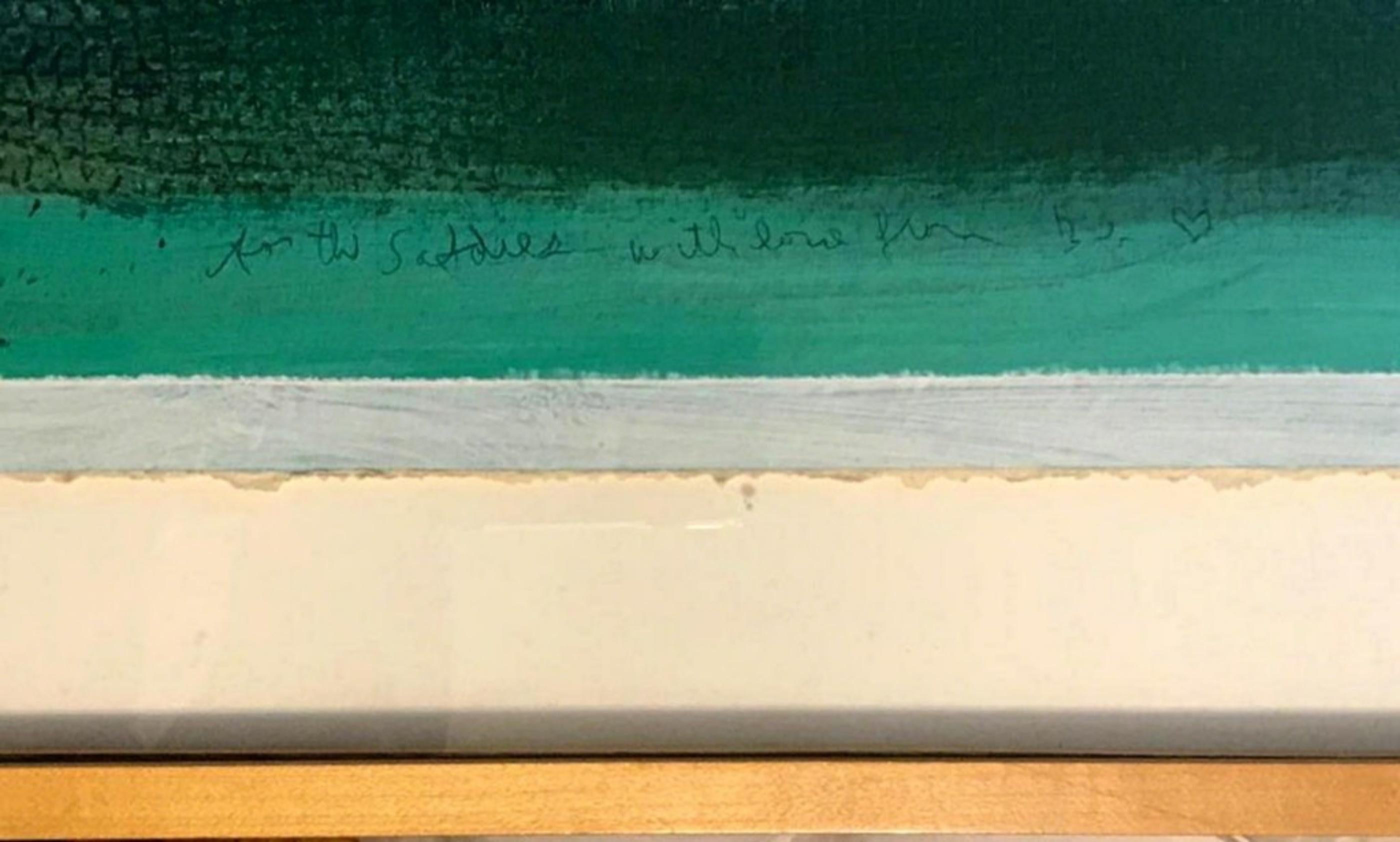 Lyrical Abstraction Abstrakt-expressionistisches Gemälde für Sonoma CA (signiertes Herz) – Painting von Robert Natkin