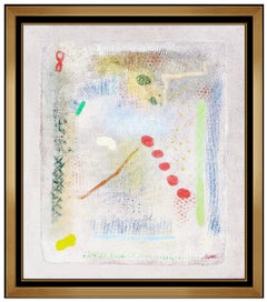 Robert Natkin Large Original Acrylic Painting On Canvas Signed Color Field Art