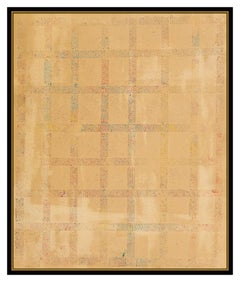 Robert Natkin Original Acrylic Painting Signed Abstract Color Field Framed Art