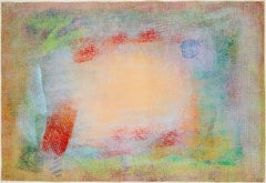 Untitled NY Abstract Expressionist acrylic on paper 1976