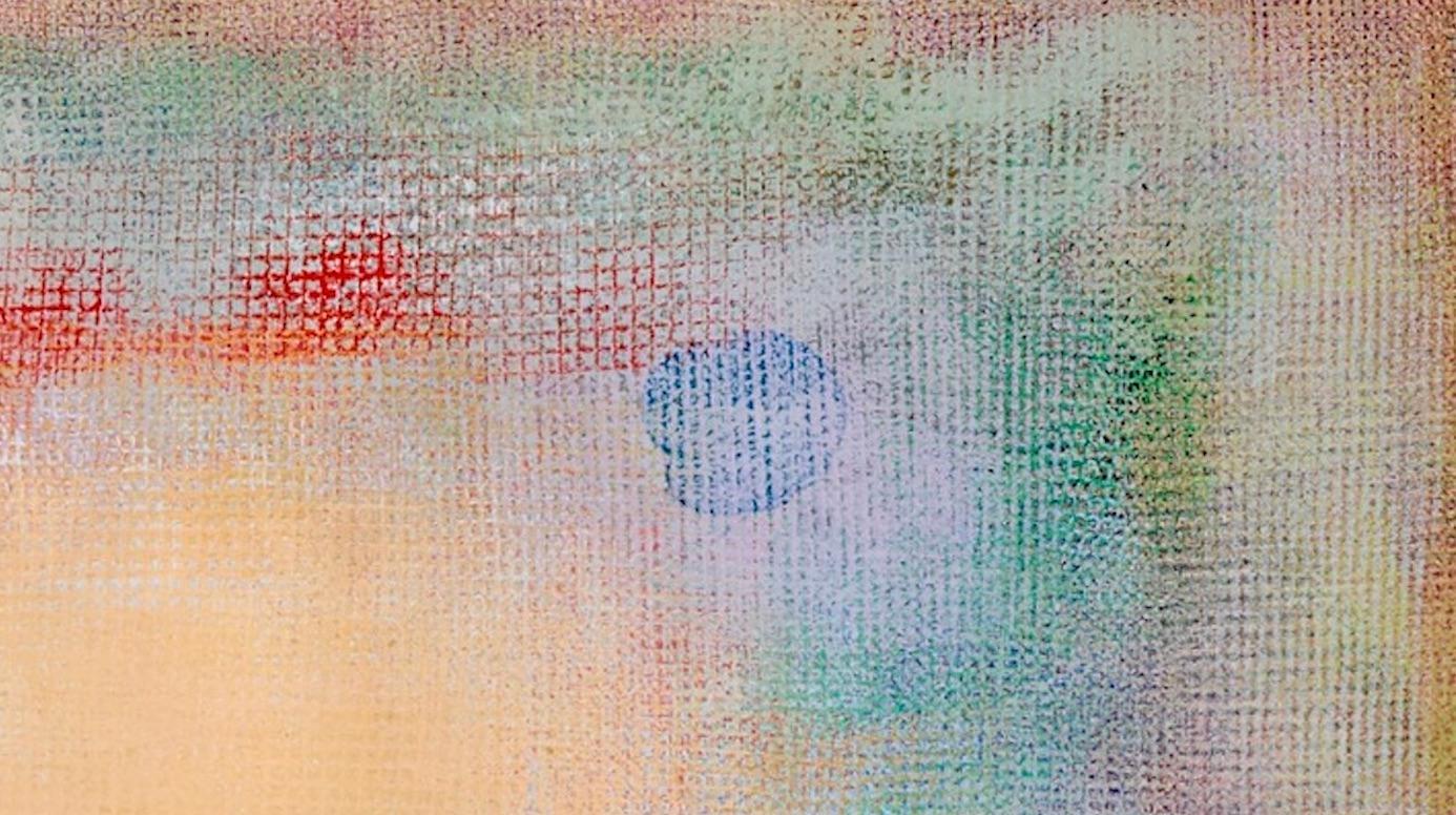 Sin título NY Expresionista abstracto acrílico sobre papel 1976 - Abstract Painting Beige de Robert Natkin