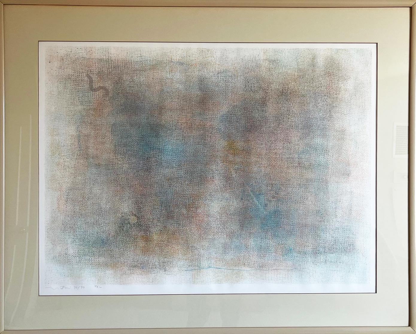 Robert Natkin Abstract Print - Contemporary Lithograph 'Intimate Lightning'