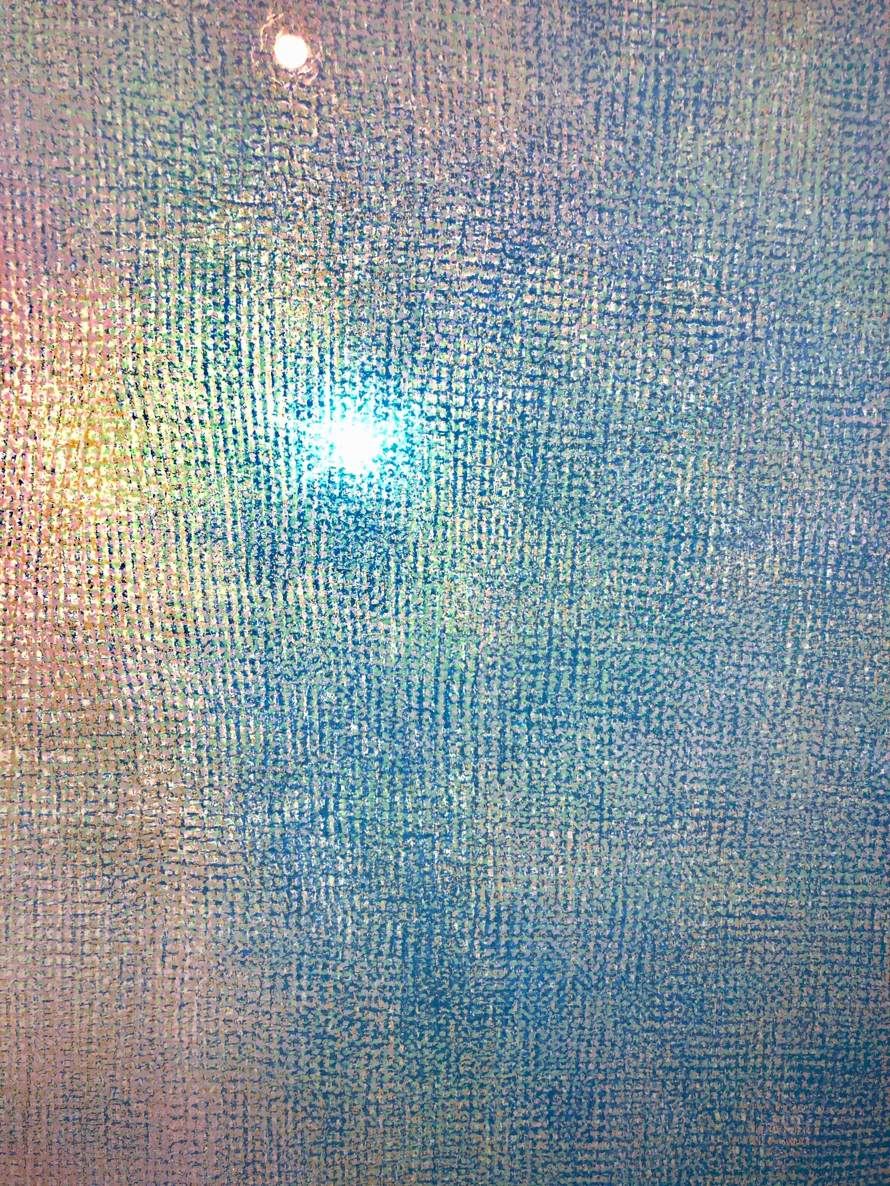 Huge 6ft Natkin Abstract Expressionist, Blue Silkscreen Screenprint Lithograph 2