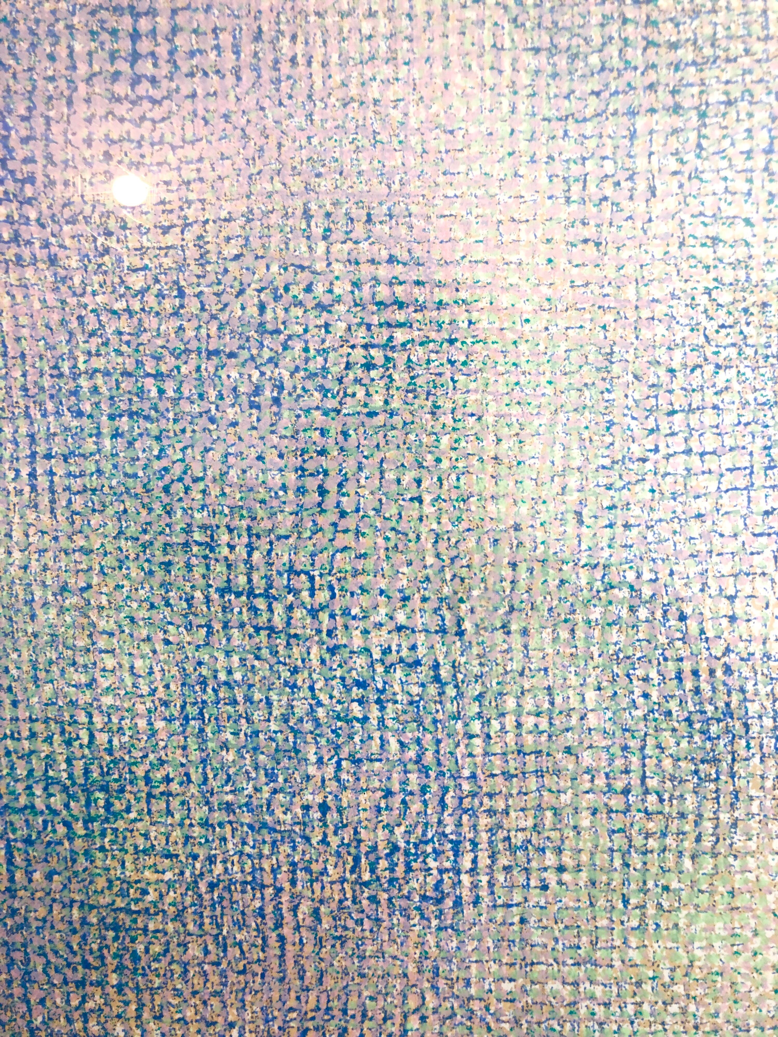 Huge 6ft Natkin Abstract Expressionist, Blue Silkscreen Screenprint Lithograph 4