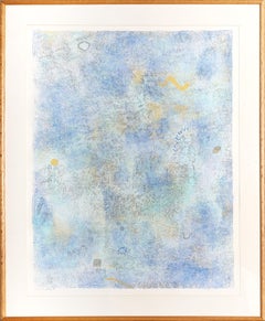 Illuminazione intima: Blu, Grande astratto di Robert Natkin 1974