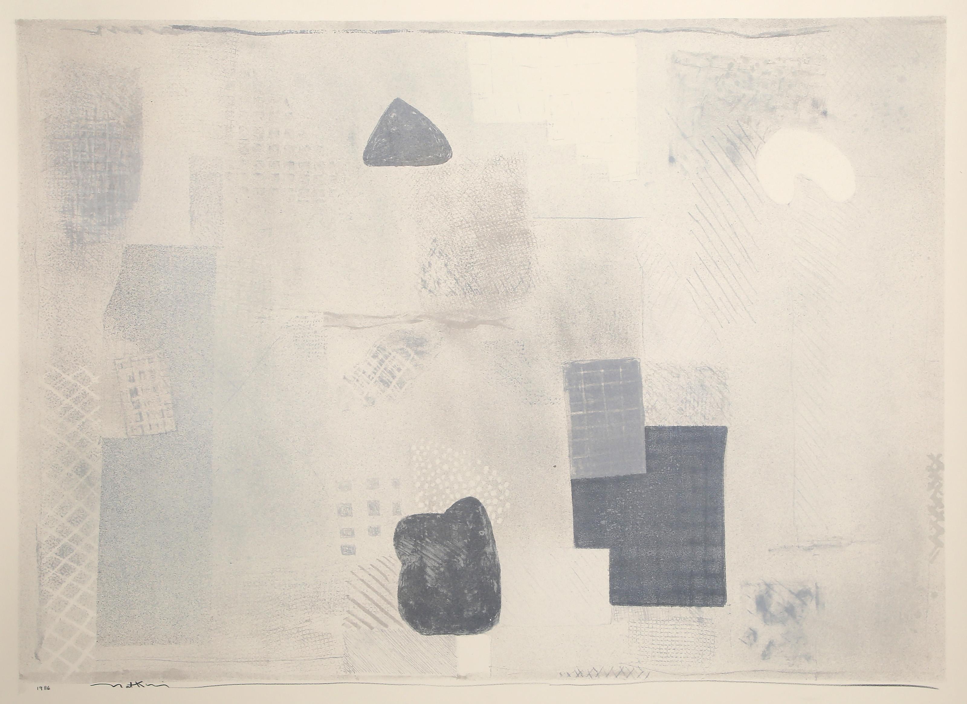 Intimate Lighting III, Minimalist Lithograph by Robert Natkin