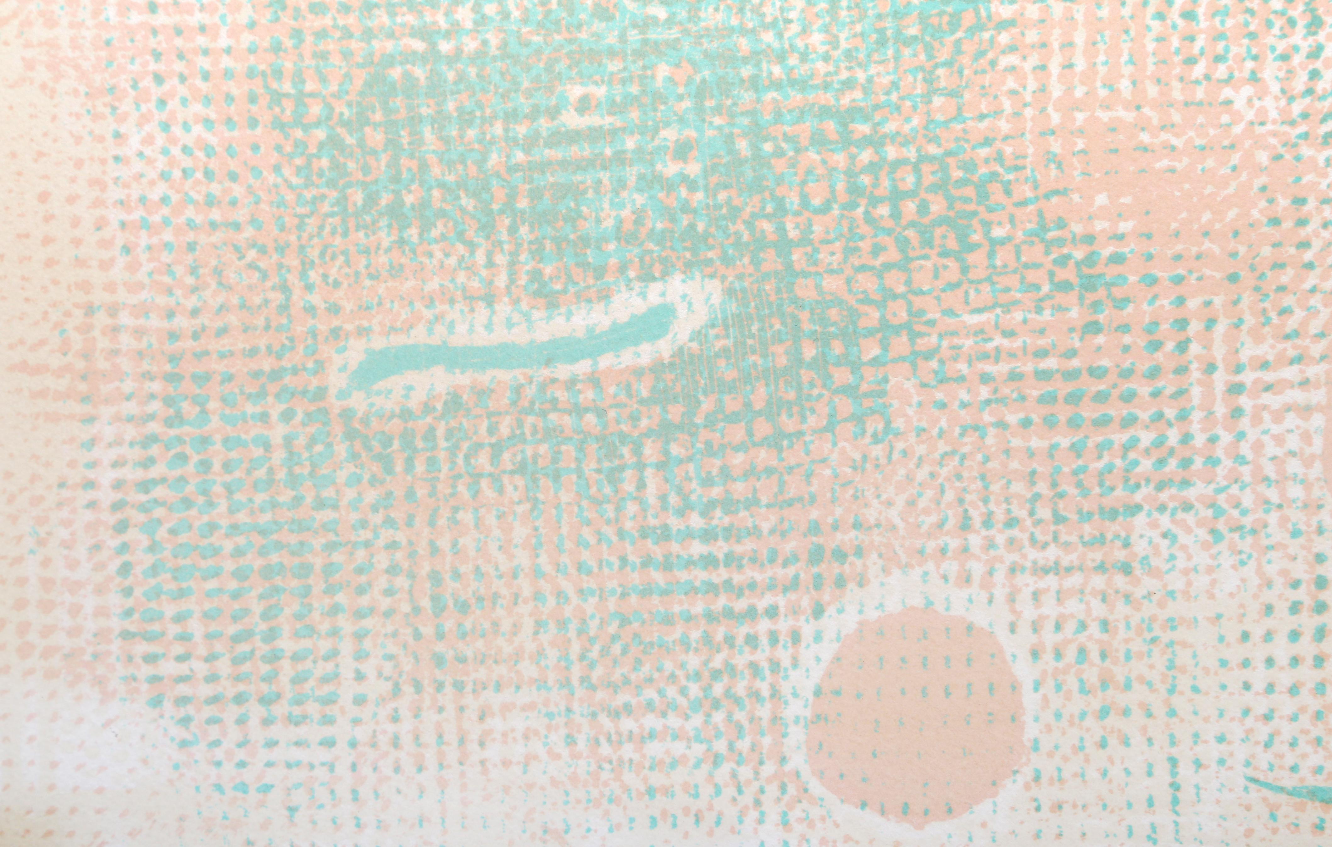 Pastel Abstract Silkscreen by Robert Natkin For Sale 1