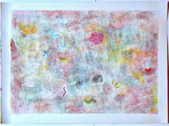 Robert Natkin, Intimate Lighting (Pink) Signed Abstract Expressionist silkscreen