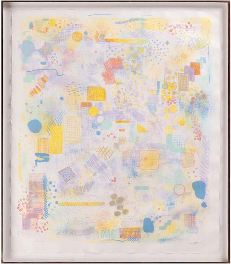 Robert Natkin Untitled Limited Edition Signed Abstract Print  1