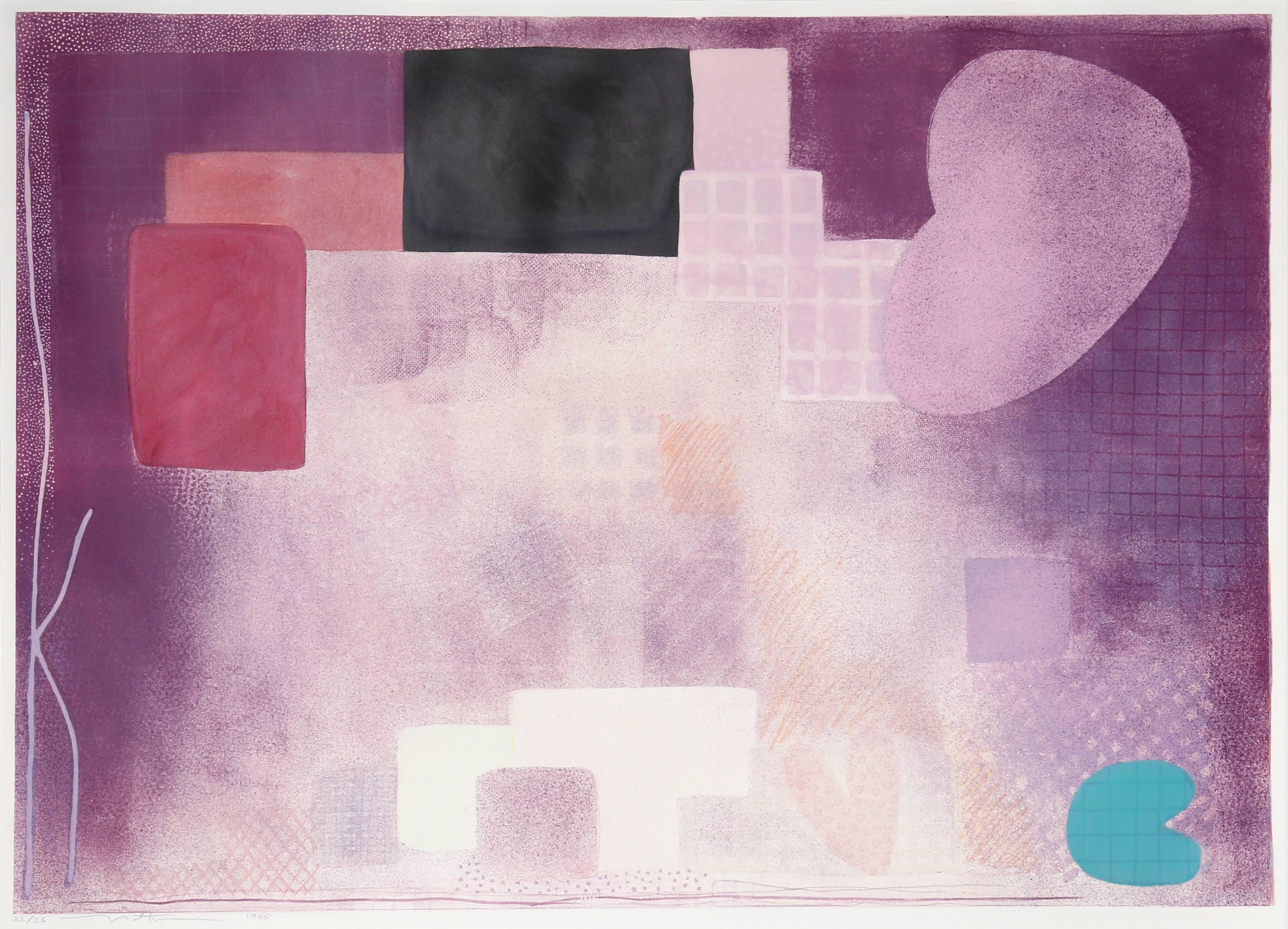 Robert Natkin Abstract Print - untitled Colorful Abstract