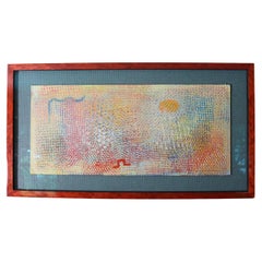 Robert Natkin - Small/Near Miniature 1970s Abstract Impressionist Painting- 9661