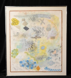 Robert Natkin  Rare White-Ground Field Mouse  Painting- 9563