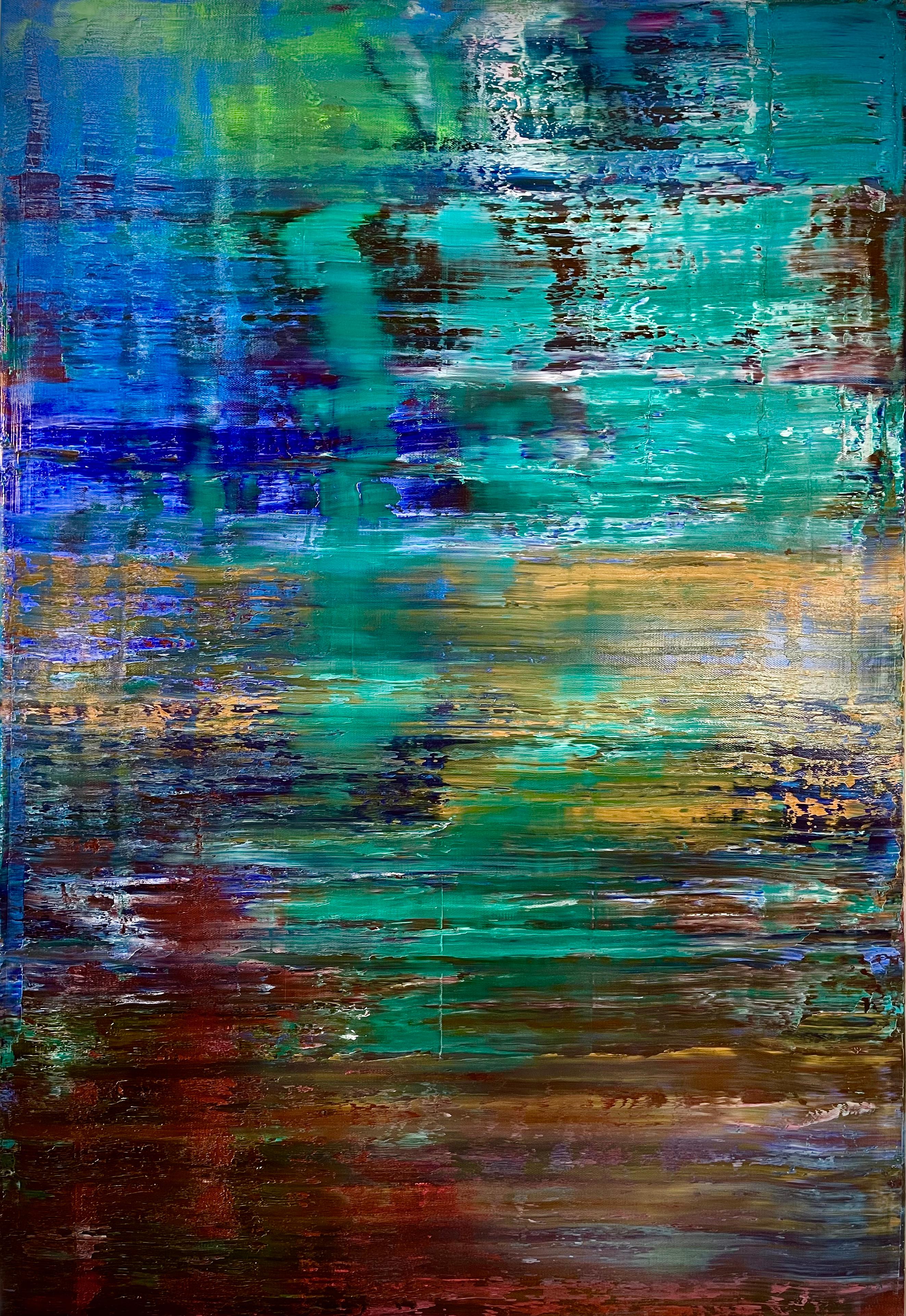 This artwork will be shipped rolled in a dent-resistant tube.

Robert Niesse is a contemporary German abstract artist, renowned for his 